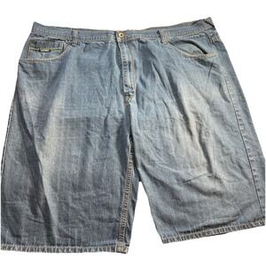 ENYCE Sean Combs Denim Shorts Sz 52 Baggy Hip Hop Y2K Logo